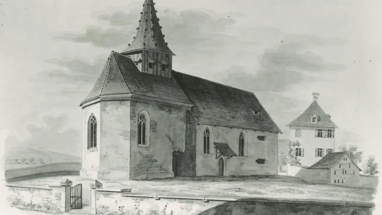 Kirche_historisch (Foto: Infostelle Kirche am Rheinfall)